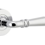 9204KIBPRIV60 - Sarlat Lever - Round Rose (Inbuilt Privacy) - Polished Chrome - Privacy