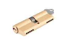 21730 - Euro Cylinder Dual Function 5 Pin - Brushed Brass - Entrance