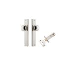 14320KPASS60 - Paddington Knob - Rectangular Backplate Passage Kit - Polished Nickel - Passage
