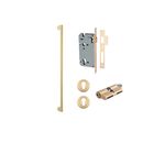 17250KENTR60KK - Baltimore Pull Handle - 600mm Entrance Kit with Separate High Security Lock - Brushed Gold PVD - Entrance