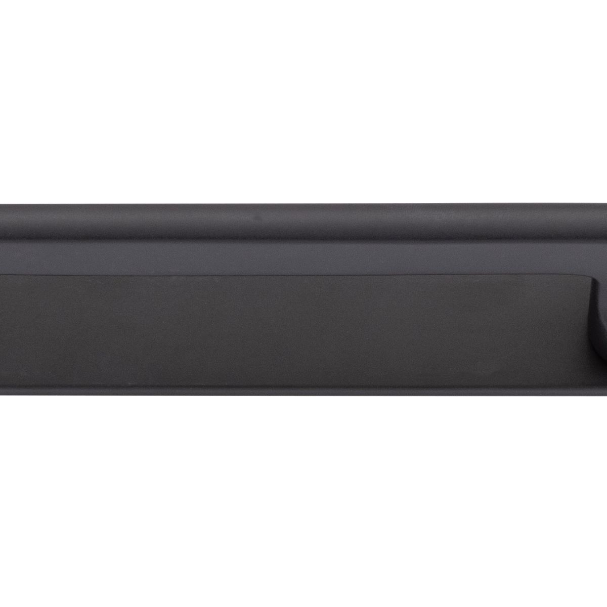 20883B - Baltimore Cabinet Pull with Backplate - CTC128mm - Matt Black