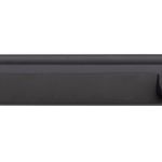 20883B - Baltimore Cabinet Pull with Backplate - CTC128mm - Matt Black