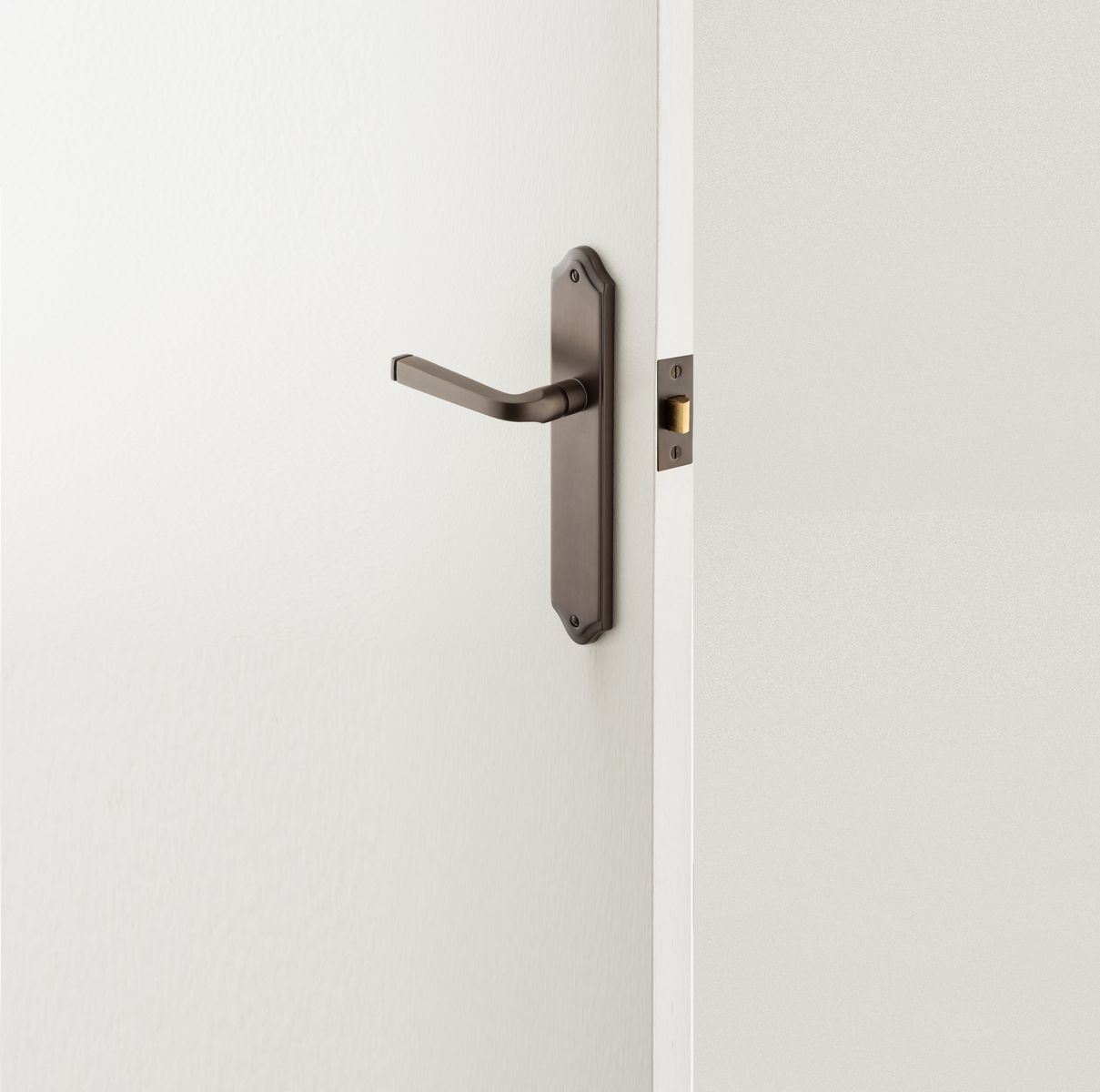10720 - Annecy Lever - Shouldered Backplate - Signature Brass - Passage