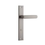 14748P85 - Bronte Lever - Rectangular Backplate - Satin Nickel - Privacy