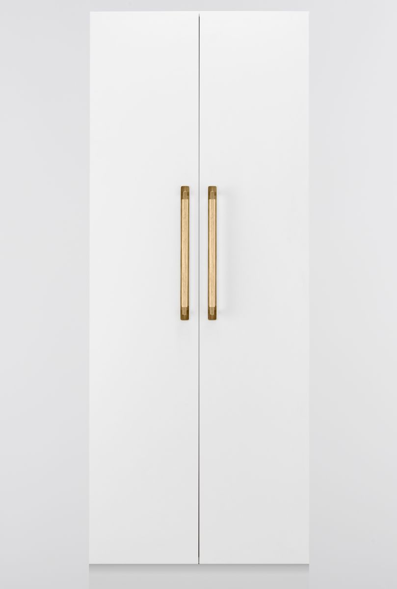 22130B - Brunswick Cabinet Pull with Backplate  - CTC320mm - Brushed Gold PVD