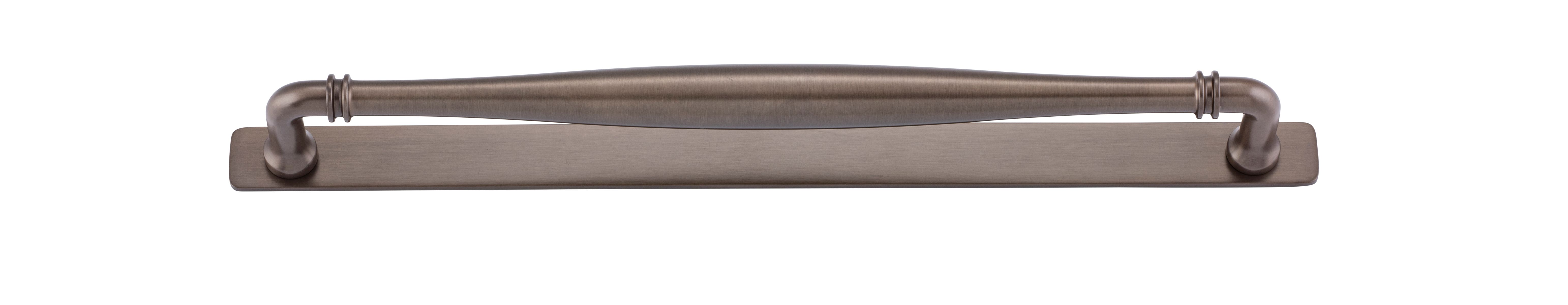 21091B - Sarlat Cabinet Pull with Backplate - CTC320mm - Signature Brass