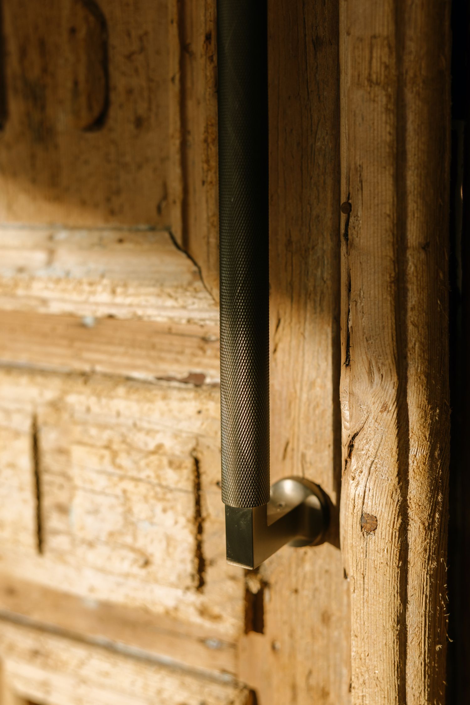 0479KENTR60KT - Brunswick Pull Handle - 600mm Entrance Kit with Separate High Security Lock - Satin Nickel - Entrance