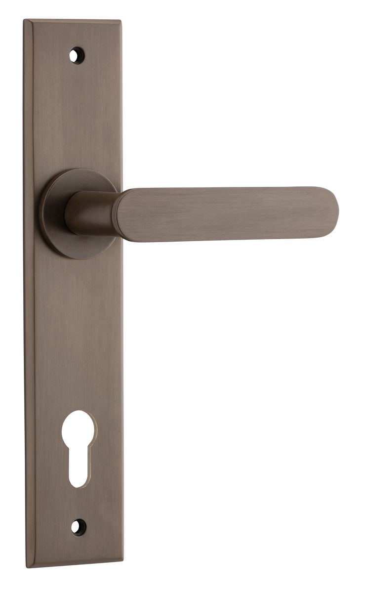 10784E85 - Bronte Lever - Chamfered Backplate - Signature Brass - Entrance