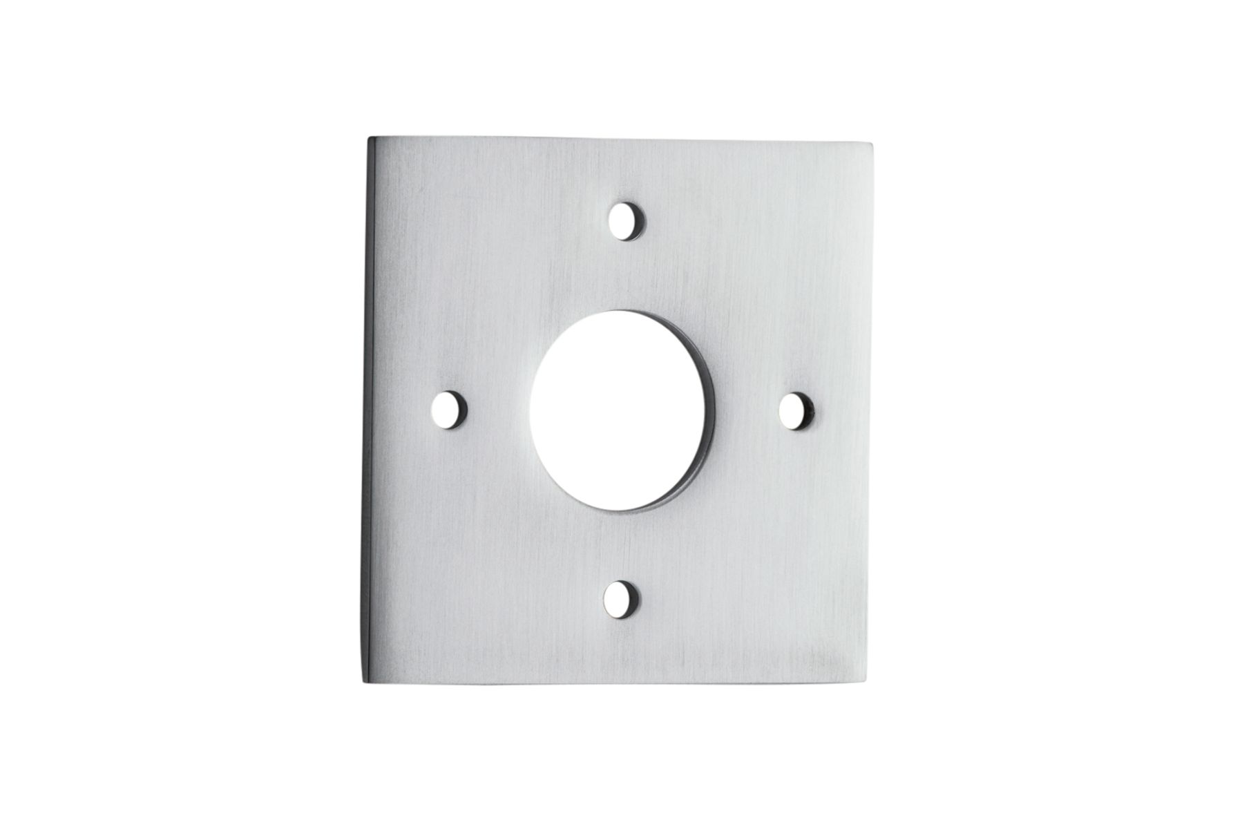 0245 - Adaptor Plate - Square - Brushed Chrome