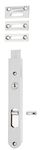 20383 - Locking Flush Bolt - 200mm - Polished Chrome