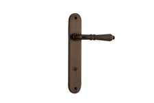 10724P85 - Sarlat Lever - Oval Backplate - Signature Brass - Privacy