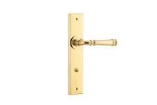 10286 - Verona Lever - Chamfered Backplate - Polished Brass - Passage