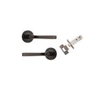 0321KPASS60 - Annecy Lever - Round Rose Passage Kit - Signature Brass - Passage