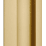 24160 - Puerto Flush Pull - Brushed Gold PVD - Passage