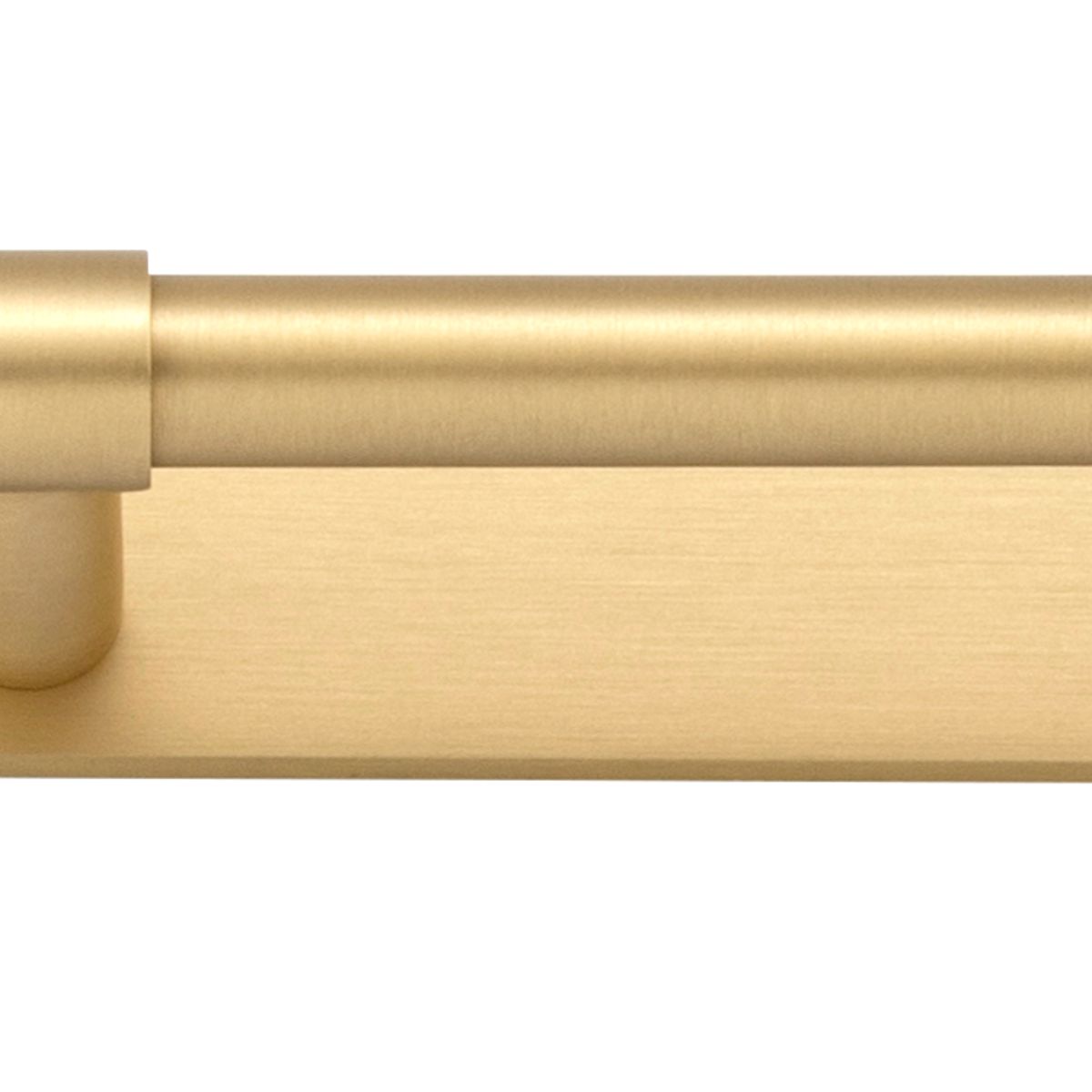 20996B - Helsinki Cabinet Pull with Backplate - CTC96mm - Brushed Brass