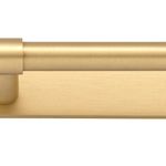 20996B - Helsinki Cabinet Pull with Backplate - CTC96mm - Brushed Brass