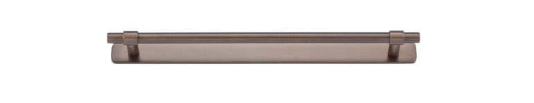 21021B - Helsinki Cabinet Pull with Backplate - CTC256mm - Signature Brass