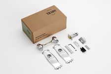 Bungalow Door Knob - Long Backplate Passage Set