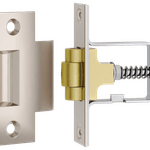 21858 - Roller Latch with Face Plate and Striker - Polished Nickel
