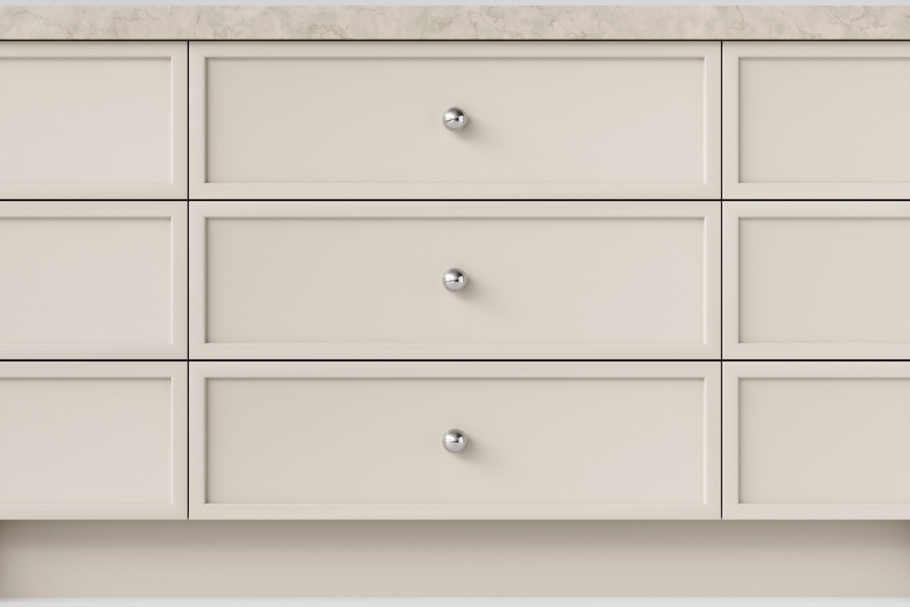 24094 - Puerto Cupboard Knob P35xD38mm - Polished Chrome