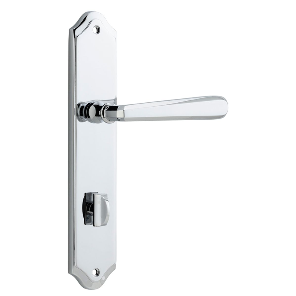 11874P85 - Copenhagen Lever - Shouldered Backplate - Polished Chrome - Privacy