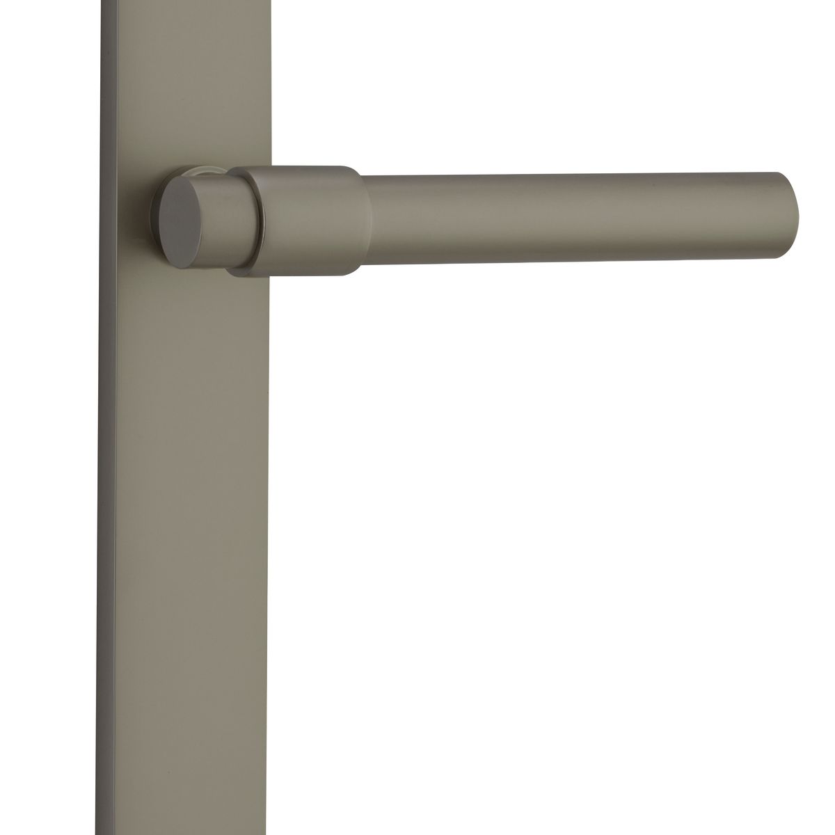 16796 - Helsinki Lever - Rectangular Backplate - Graphite PVD - Passage