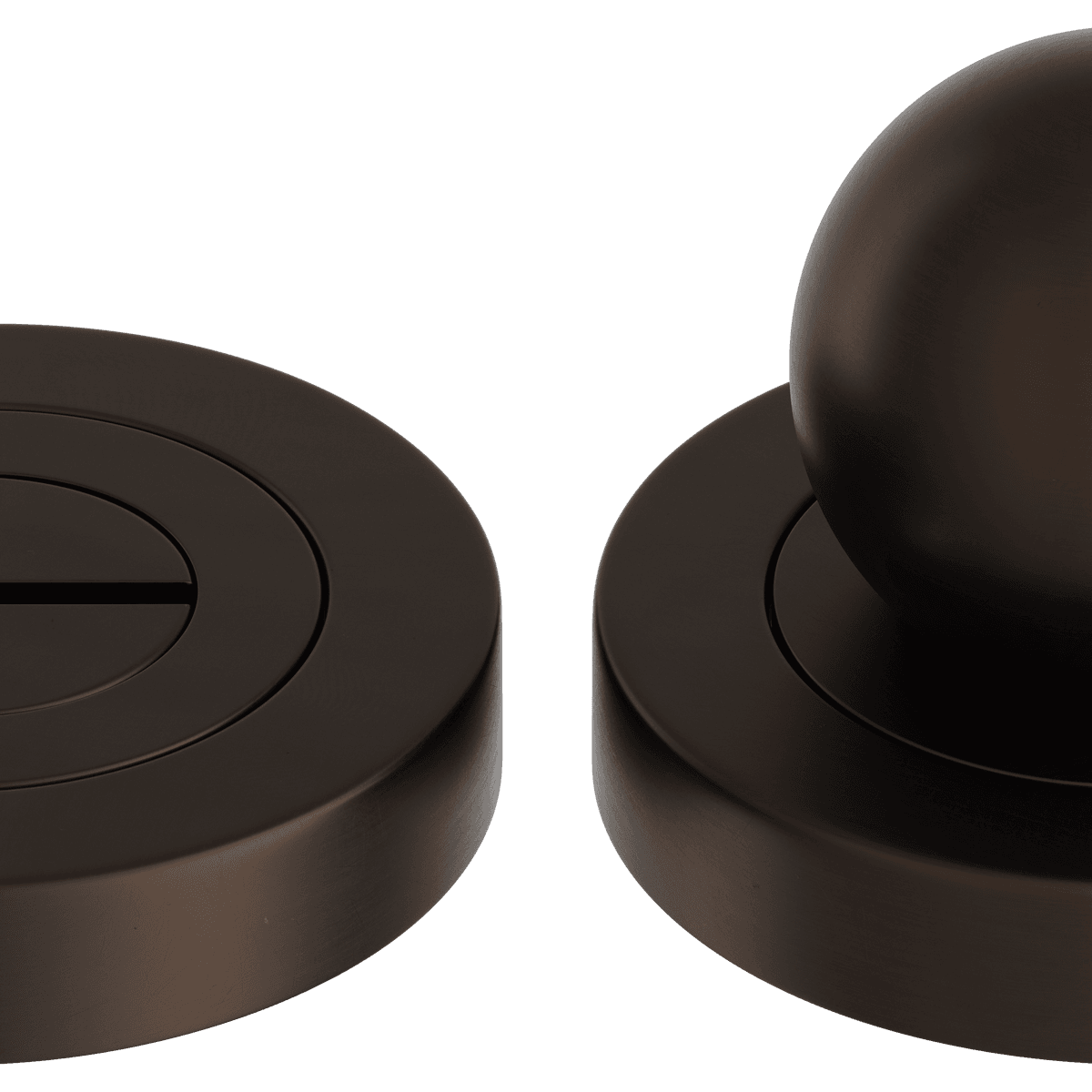 24142 - Puerto Privacy Turn - Round - Signature Brass