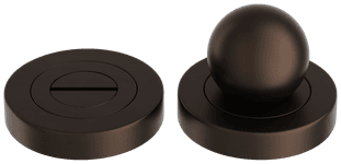 24142 - Puerto Privacy Turn - Round - Signature Brass
