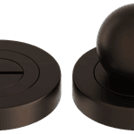 24142 - Puerto Privacy Turn - Round - Signature Brass