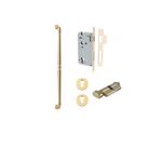 20050KENTR60KT - Sarlat Pull Handle - 600mm Entrance Kit with Separate High Security Lock - Polished Brass - Entrance