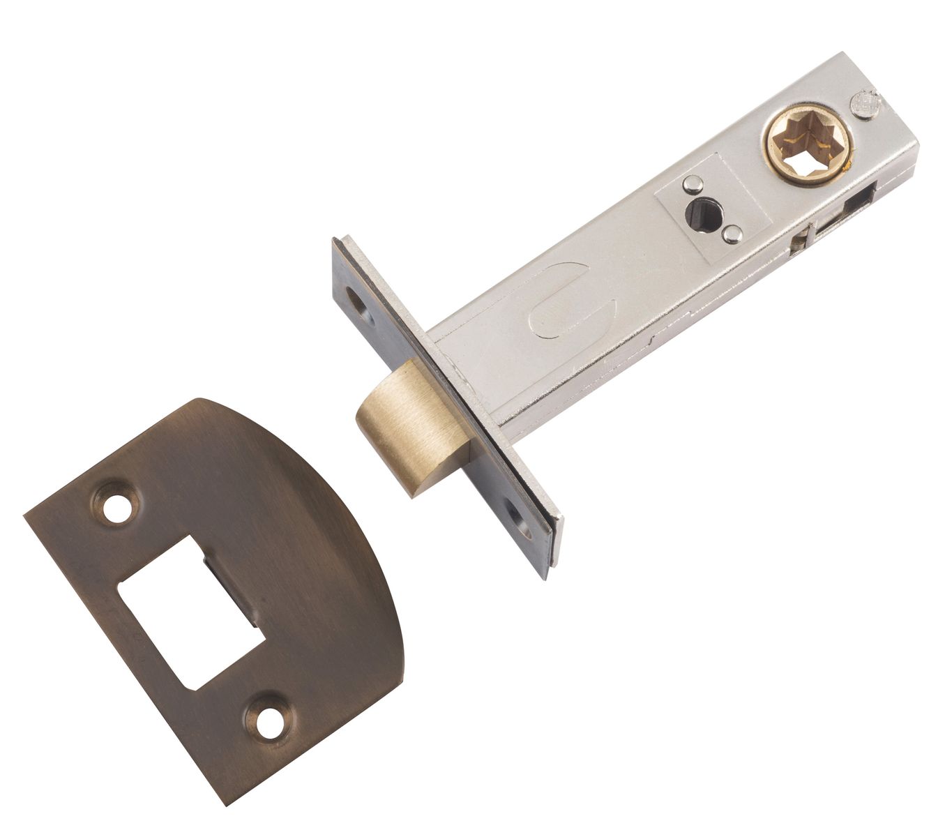Hard Sprung Split Cam Tube Latch - 70mm