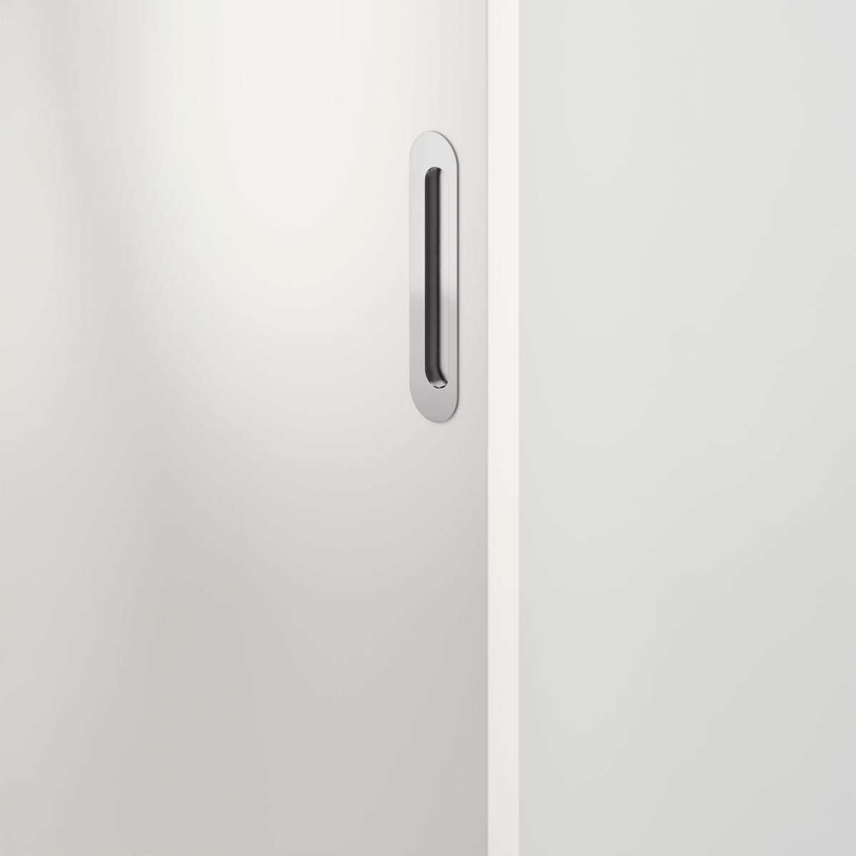 24164 - Puerto Flush Pull - Polished Chrome - Passage