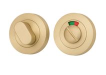 17123 - Privacy Turn with Indicator - Round - Brushed Gold PVD