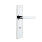 11868 - Osaka Lever - Chamfered Backplate - Polished Chrome - Passage
