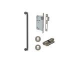 16924KENTR60KK - Berlin Pull Handle - 450mm Entrance Kit with Separate High Security Lock - Graphite PVD - Entrance