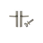 16760KPASS60 - Osaka Lever - Rectangular Backplate Passage Kit - Graphite PVD - Passage