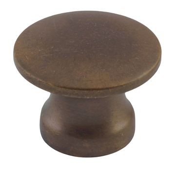 Curved Cupboard Knob - D19xP14mm
