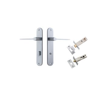 Como Lever - Oval Backplate Privacy Kit