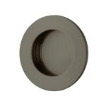 17297 - Round Flush Pull - Graphite PVD - Passage