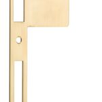 20120 - Extended 85mm Strikers - H198xW85mm - Polished Brass