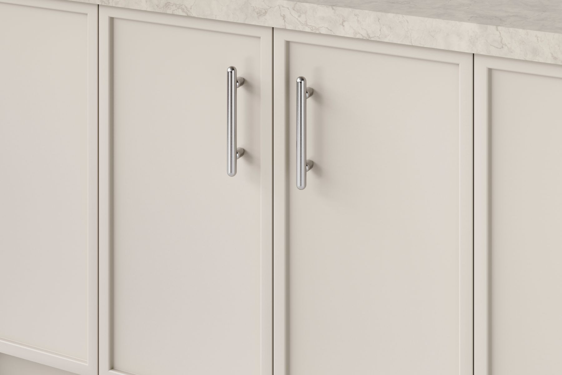 24034 - Puerto Cabinet Pull - CTC 128mm - Polished Chrome