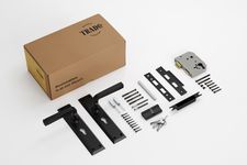 Menton Lever - Long Backplate Entrance Set with High Security Lock