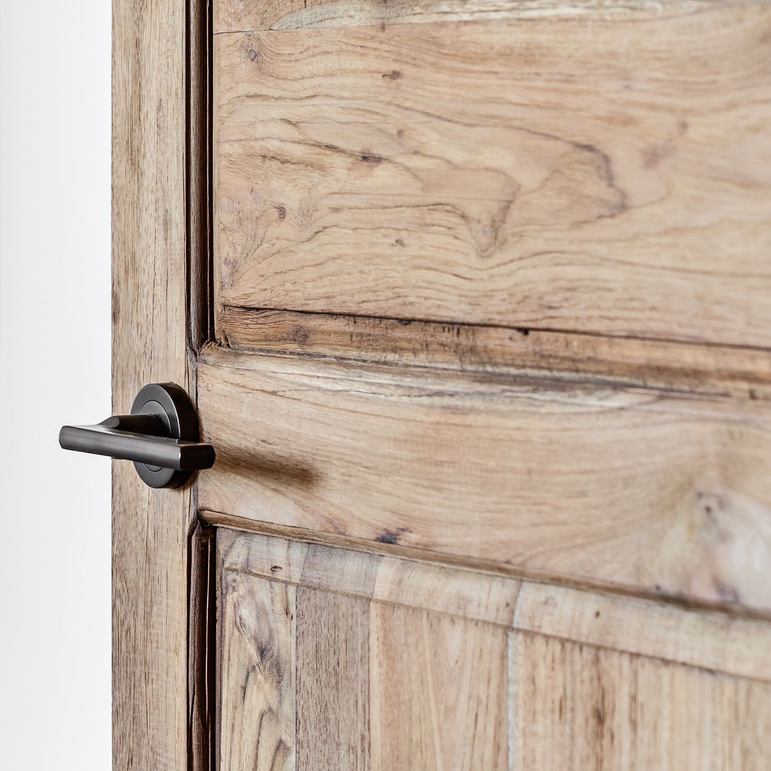 9211KPASS60 - Baltimore Lever - Round Rose Passage Kit - Signature Brass - Passage