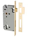 17163 - 85mm Euro Mortice Locks - 60mm Backset - Brushed Gold PVD