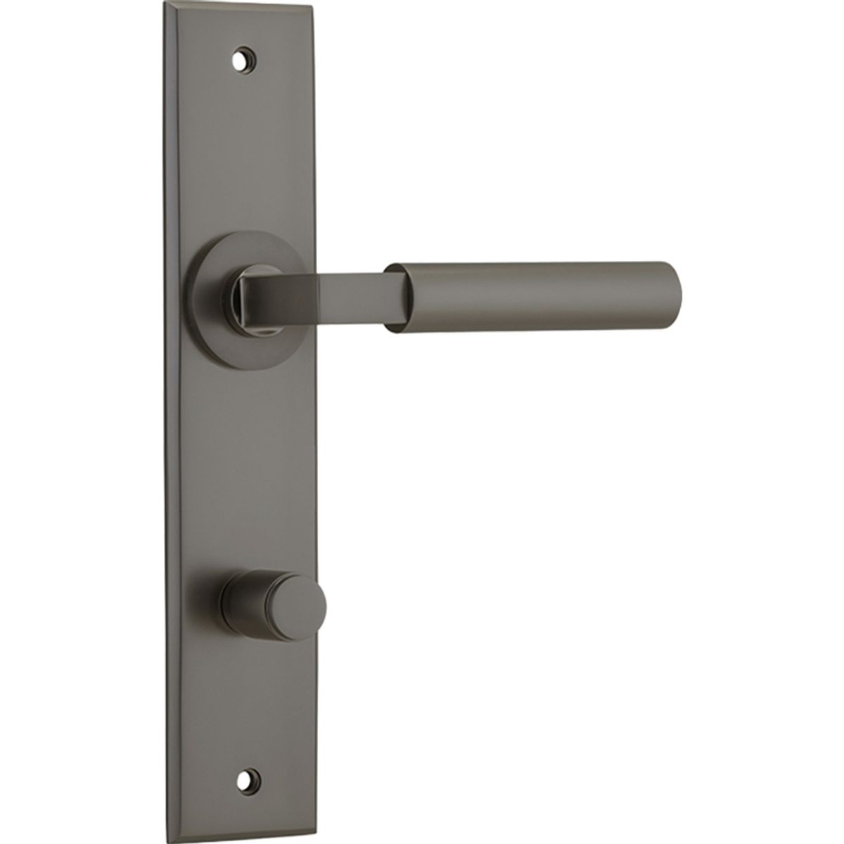 16794P85 - Berlin Lever - Chamfered Backplate - Graphite PVD - Privacy
