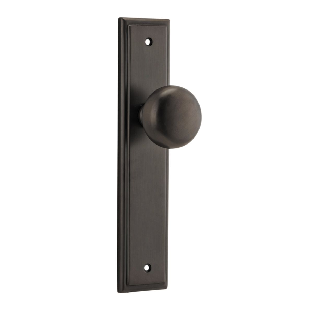 10840 - Cambridge Knob - Stepped Backplate - Signature Brass - Passage