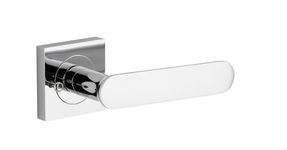 0404KIBPRIV60 - Bronte Lever - Square Rose Privacy Kit (Inbuilt Privacy) - Polished Chrome - Privacy