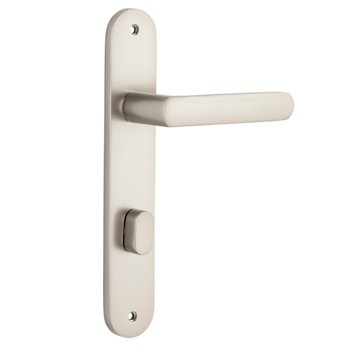 14864P85 - Osaka Lever - Oval Backplate - Satin Nickel - Privacy