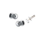 0224KPASS60 - Guildford Knob - Round Rose Passage Kit - Polished Chrome - Passage