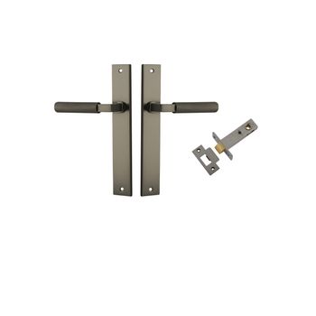 Brunswick Lever - Rectangular Backplate Passage Kit